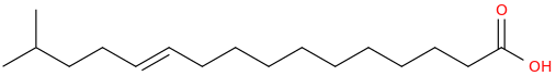 11 hexadecenoic acid, 15 methyl 